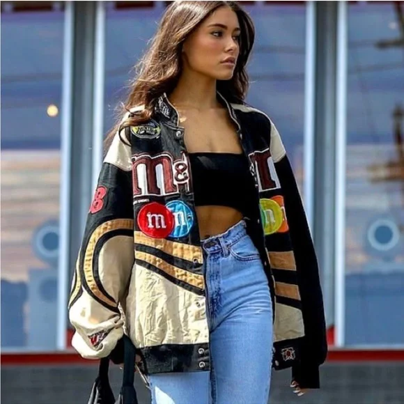 RARE 1:1 M&M Nascar Madison Beer Racing Jacket